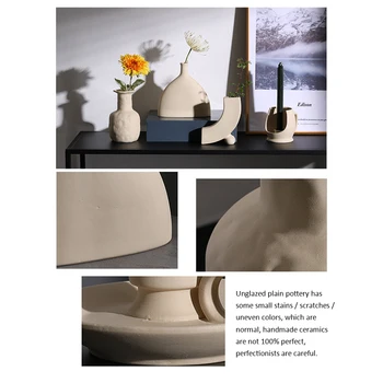 Šiaurės Stiliaus Keramikos Vaza Puošyba, Gėlių Kompozicijų Džiovintų Gėlių Kūrybos Namų Kambarį Vaza Apdailos Darbalaukio Dekoras