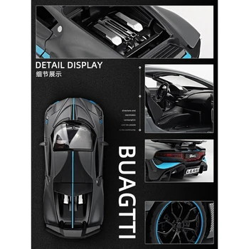 1:32 Bugatti Veyron Divo Diecast Lydinio Automobilio Modelį Žaislas 4 Durys Atsidarė, Metalo Traukti Atgal, Transporto Priemonių Auto Vaikas Dovanos Vaikams Berniukas
