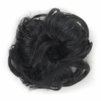 1-grožio Nepatogus Bun Plaukų Pratęsimo Lady Perukas Moterų Spurgos Hairpieces Šalies Fancy Dress Lady Cosplay