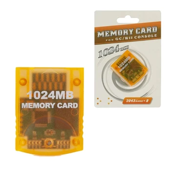 1024MB Atminties Kortelę Wii Konsolės Atmintį atminties Kortelės Užsklandą-GameCube GC