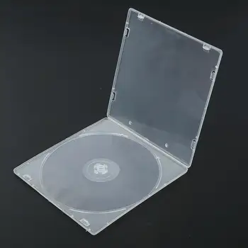 1Pc Plastiko Lengvas CD Atveju Langelį 5.2 mm Skaidrus Aišku, CD, DVD, Minkšti Plastikiniai Atvejais Turėtojas Saugojimo Sunku Langelį Organizatorius Patvarus