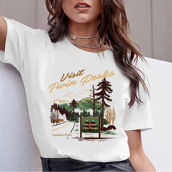 2019 Naujas Twin Peaks Marškinėliai Moterims Vasaros Harajuku Marškinėlius Moterų Twin Peaks 