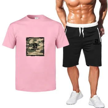 2021Hot-Pardavimo Vasaros T-Marškinėliai, Kelnės Atsitiktinis Rinkinys, Prekės Tinkamumo Tracksuit Kelnės Marškinėliai Hip-Hop Mados vyriški Kostiumai