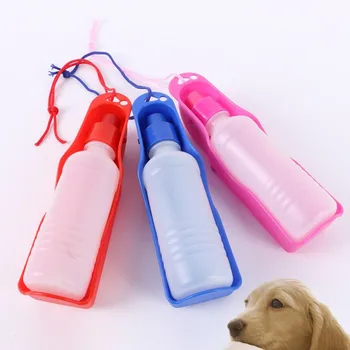 250ML Šunų Lauko Vandens Butelis Kelionės Sportas Pašarų, Geriamojo Butelis Pet Tiekimo Nešiojamų Pet Produkto lašas laivybos