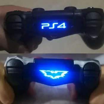 2VNT PlayStation 4 PS4 ps4 slim pro LED Šviesos Juosta Dangtelio Lipdukas Odos Lipdukas Valdytojas Led Lightbar Plėvelės, Lipdukai