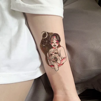 30 Lapų Tatuiruotė Lipdukus, Laikinas Vandeniui Juoda Skraidančiu Paukščiu Manga Plunksnų Rose Flower 