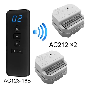 433.92 MHz Belaidžio Pakeitimo Imtuvas AC123-16B/AC136-6W Nuotolinio Valdymo Rolling Shutter Durų, Elektriniai Užuolaidų/užrakto