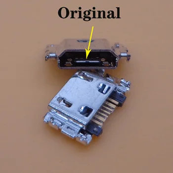 50PCS 7 Pin Micro USB Lizdas kištukinis Lizdas Įkrovimo lizdas 