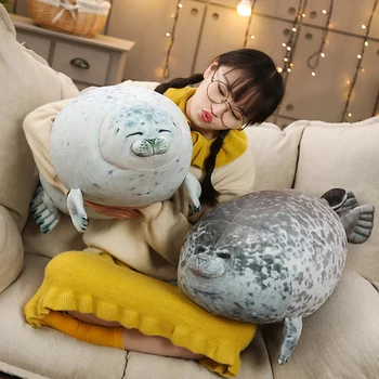 60cm Gražių Žaislų Kawaii Jūros Pasaulio Gyvūnų Antspaudas Mesti Pagalvės Jūrų Liūtas Pliušinis Įdaryti Miega Pagalvę Vaikams, Juokingi Gimtadienio Lėlės Žaislas