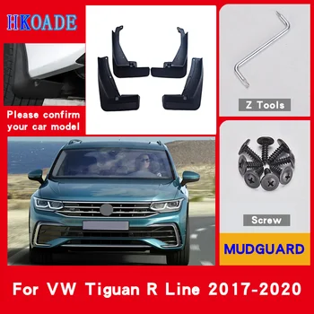 Automobilio Sparnas Purvo Atvartais VW Tiguan R Line 2017 - 2020 Purvasargių Splash Apsaugai Sparnas Mudflaps Automobilio Sparnas Priedai