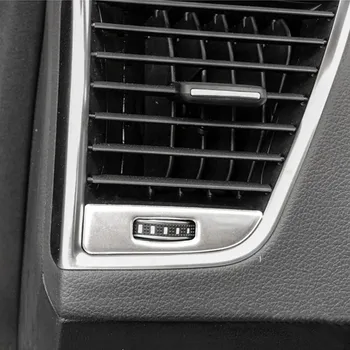 Automobilių Optikos Prietaisų Skydelio Pusėje Oro Angos Rankenėlę Apdailos Rėmelis Padengti Juoda Mėlyna Sidabro Salono Oro Angos Apdaila Audi Q5 2009-16