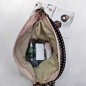 Bohemijos Kutas Moterų Pečių Krepšiai, Dizainerio Rankinės Prabanga Drobės Crossbody Maišelį Nacionalinės Didelės Talpos Nešti Didelis Shopper Bag