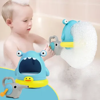 Burbulas Mašina Kūdikių Vonios Žaislas Kūrybos Burbulas kūrėjas Su Blowpipe Pūstuvas Vonios kambarys, Vonia Vaikams Žaisti Vandens Žaidimų, Žaislų Rinkinį Chi#4
