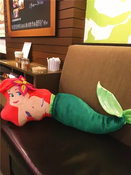 Didelis Mermaid Princesė Arielis Pliušinis Žaislas, Minkšti Kimštiniai Pagalvė Pagalvės Vaikams Mergaitės Gimtadienio Dovana 110cm