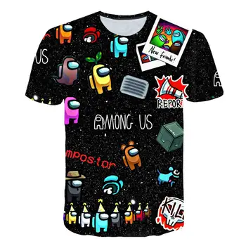 Drabužiai paaugliams Marškinėliai Harajuku Streetwear Vaizdo Žaidimas Street Style T-shirt Juokingas Animacinių filmų Anime Marškinėlius Hip-Hop Tees