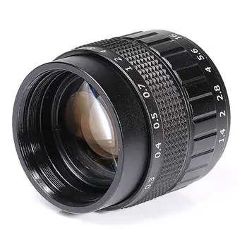 Fujian 50mm f/1.4 APS-C VAIZDO Objektyvas+adapteris žiedas+2 Makro Žiedas, skirtas NEX FX M4/3 NIKON1 EOSM Mirroless Fotoaparatas