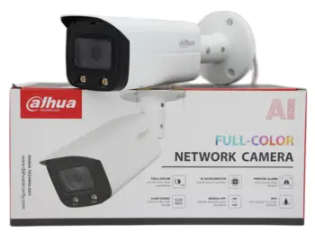 IP Kameros Dahua 4MP IPC-HFW5442T-KAIP-LED Kulka AI Tinklo Kamera su PoE Full Onvif Veido Aptikimo Žmonės Skaičiavimas Apsauga