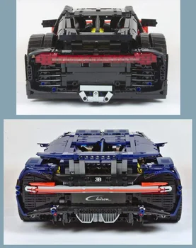 Ing Technologijų Kūrimo Bloką Ss-9658 Bugatti Velon Lenktynių Automobilių Surinkimas Mažų Dalelių Plytų Žaislas Berniukui Gimtadienio Dovana