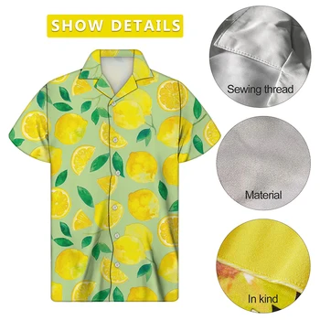Jackherelook Prekės ženklo Dizainas Kubos Marškinėliai Vyrams Japonijos Vandenyno Bangų Tapybos Turn-žemyn Apykaklės Havajų Topai Marškinėliai Paplūdimys Palaidinė