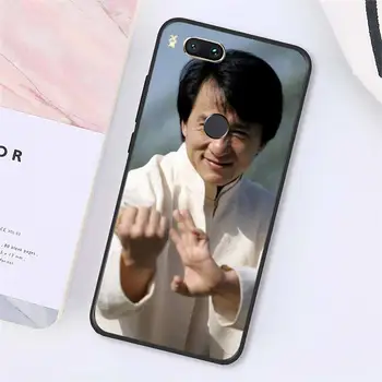 Jackie Chan Kinijos kung fu aktorius Telefoną Atveju Xiaomi Redmi pastaba 7 8 9 t max3 s 10 pro lite prabangus dizainas padengti shell