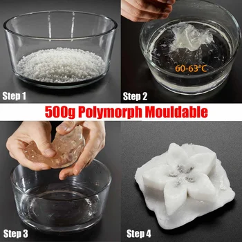 KIWARM 500g Polymorph Mouldable Plastiko Granulės 