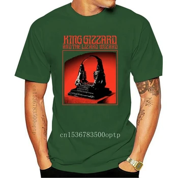 Karalius Gizzard Ir Driežas Vedlys T-Shirt Dydis S-3Xl Stilingas Custom Tee Marškinėliai
