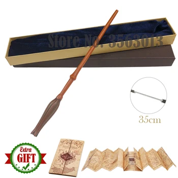 Metalo Core HP Vyresnysis mostelėjus lazdele 42cm Dumbledore raštų Leidimas Ne šviesos lazdelė Poterio Lazdelė