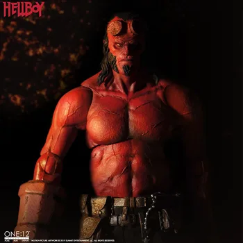 Mezco Toyz 1/12 Masto Hellboy 77540 Veiksmų Skaičius, Modelis 6