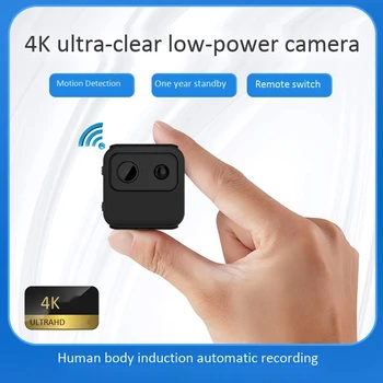 Mini Ip vaizdo Kamera WiFi 4K Pažangaus Belaidžio Hotspot Kamera HD Naktinio Matymo Vaizdo Mini Maža Kamera Judesio Aptikimo