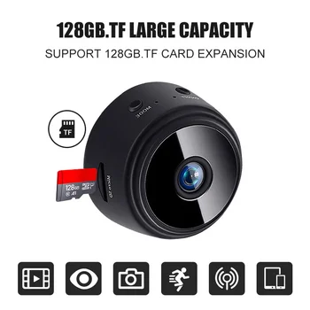 Mini Kamera 1080P ip kamera HD Versija Micro Wireless Kamera Judesio Aptikimo Saugumo Vaizdo Stebėjimo kamera, wifi Kamera