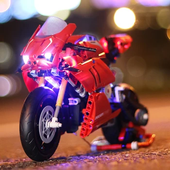 (NEBUVO Įtraukta Į Modelį), LED Apšvietimo Komplektas Ducati V4R Motociklo 42107 blokai apšvietimo dovana