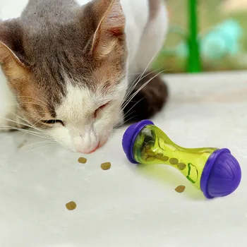Naujas IQ katę gydyti žaislas daugiau pažangių interaktyvus kačiukas kamuolys, žaislai, Gyvūnėlių maisto dozatorius įspūdį tiektuvą, skirtą kačių žaisti mokymo