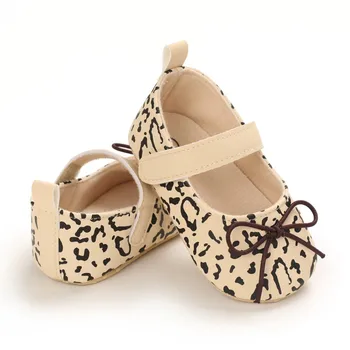 Naujas naujagimį berniuką batus, Leopardo Atsitiktinis minkšto dugno neslidus Princess Bateliai baby merginos Kūdikiams, vaikiška avalynė