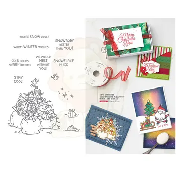 Nauji Produktai Kalėdų Serija Antspaudų Ir Štampų užrašų knygelė Dienoraštis Apdailos Įspaudas Šabloną 