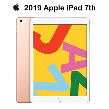 Nauji originalus Apple iPad 2019 iPad 7 (7-osios Kartos) (10.2 colių, Wi-Fi , 128GB) - Auksas (Ankstesnio Modelio) A10 Sintezės lustas