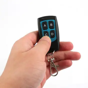 Nešiojamų Belaidžio 4333.92 Mhz Nuotolinio Valdymo Kopijuoti Kodo Nuotolinio Valdymo 4 Kanalų Elektros Klonavimo Auto Keychain Vartai, Garažo Vartai