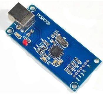 PCM2706 Digital audio USB Dukra Kortelės Palaikymas I2S VPK dekoderis
