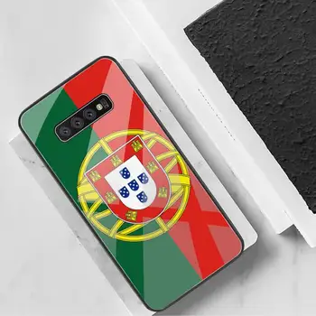 Portugalijos Vėliava, Telefono Dėklas Grūdintas Stiklas Samsung S20 Plius S7 S8 S9 S10 Plus Pastaba 8 9 10 Plius