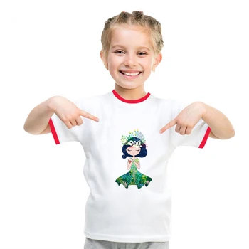 Prajna Mados Mergaitė Gėlių Lyginimo Lipdukus Ant Drabužių Geležies perdavimo Vaikams T-shirt Vasaros Stiliaus Pleistras Skalbti Priedų