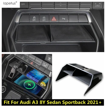Priedai Audi A3 8Y Sedanas Sportback 2021 Automobilio Sėdynėje Dėžutės Saugojimo Centrinio Padengti Apdaila Plastikinių Vidaus Remonto Rinkinys