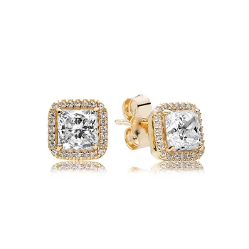 RAOPAN originali 925 silver rose gold star žiedas meilė amžina klasika auskarai elegantiškas mados juvelyrikos draugei, dovanos