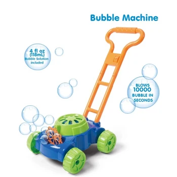 Ranka Stumti Burbulas Automobilių Vejapjovės Žaislas Vasaros Lauko Kūrybos Pasivaikščioti Interaktyvus Žaislas Vežimėlis Pučia Burbulą Žaislą Dovanų