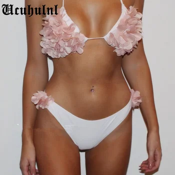 Seksualus Bikini 2021 maudymosi kostiumėlį Nustatyti maudymosi Kostiumėliai Moterims, Paminkštintas Diržas Maudymosi Kostiumą Dėvėti Brazilijos Plaukimo Kostiumas Vasaros Lady