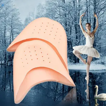 Silikono Gelis Kojų Kvėpuojantis Baleto Šokių Bateliai Trinkelės, Pėdų Priežiūros Raštas Super Minkštas Kojų Batų Patarimas Apsaugos Rankovės Pėdų Priežiūros