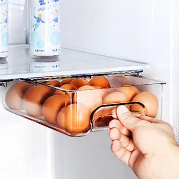 Siurbtukas Šaldytuvas Talpinimo Stalčių Tipo Virtuvės Maisto Išsaugojimas Lange Kabo Kiaušinių Dėžutę
