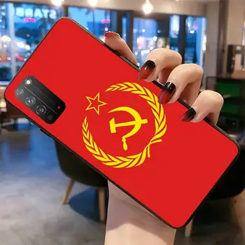 Sovietų Sąjunga, TSRS Vėliavos Telefoną Atveju Huawei Honor 30 20 10 9 8 8x 8c v30 Lite peržiūrėti 7A pro