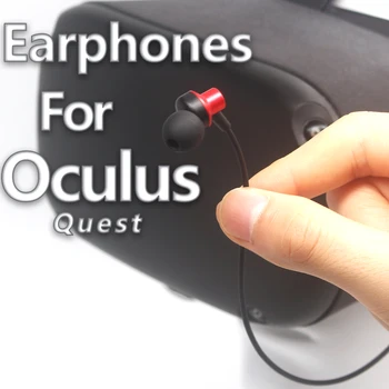 Stereo Laidinio Ausines už Oculus Quest VR Žaidimas Garsas Ausies Lydinio laisvų Rankų įranga su 3 Poras S/M/L) Ausų Kepurės Triukšmą, Kelionės