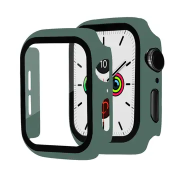 Stiklas+Diržu, Apple Watch band 44mm 40mm 38mm 42mm Screen Protector+Case+diržas Reikmenys Apyrankę iWatch 