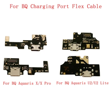 USB Įkrovimo lizdas Modulio Jungties Uosto Flex Kabelis BQ Aquaris X XPro X2 X2 Pro U2 U2 V V Plus Lite M4.5 Mikrofonas Valdyba