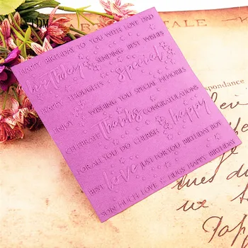 Velykų plastiko laiško šablonas amatų kortelės popieriaus kortelės albumo vestuvių dekoravimas Įspaudas katalogai